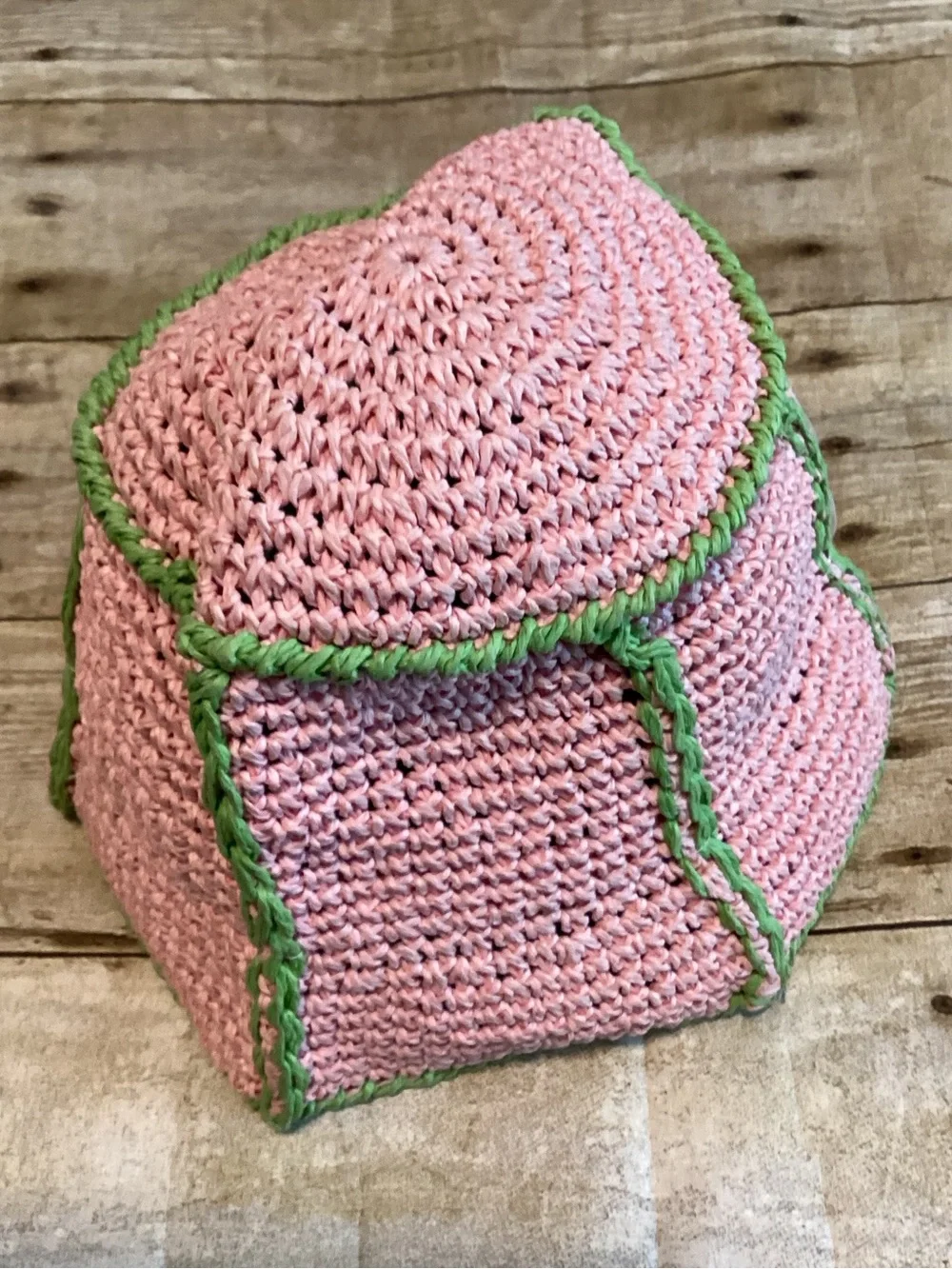 Hello Kitty Bucket Hat with Green Trim